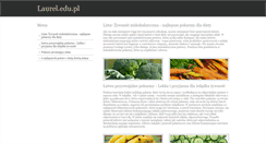 Desktop Screenshot of laurel.edu.pl